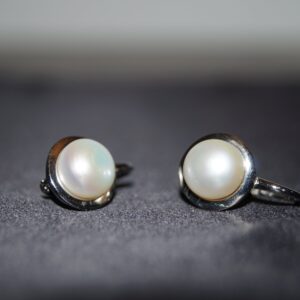 "Pearl Elegance" Äkta Silver 925 Örhängen med Sötvattenspärlor