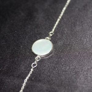 Luna Marea – Armband i 925 Silver med Pärlemor & Livets Träd
