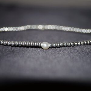 Elegant "Solea" Armband i Äkta 925 Silver med Sötvattenspärla – 1,92g