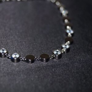 "Celeste" Halsband i Äkta Silver 925 med Klara Stenar