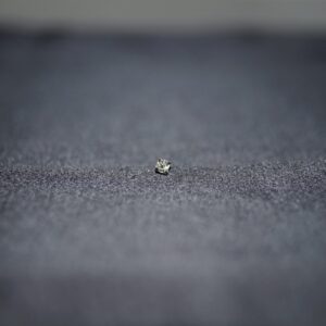 Crystal Clarity Nose Stud - Elegant Silver Nässtud med Fyrkantig Klar Zirkon – Minimalistisk & Tidlös