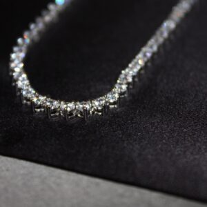 Tennis Halsband i 925 Silver med Glittrande Stenar – 15,4g | Unisex