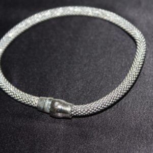 Milano Mesh – Armband i Sterling Silver - Stilrent armband i 925 silver med magnetlås