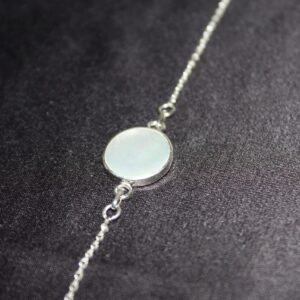 Luna Marea – Armband i 925 Silver med Pärlemor & Livets Träd