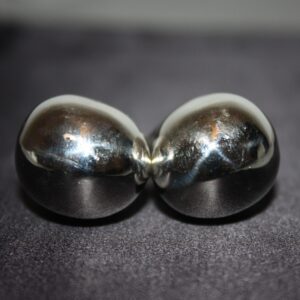 Skulpturala Silverdroppar – Statementörhängen i Sterling Silver