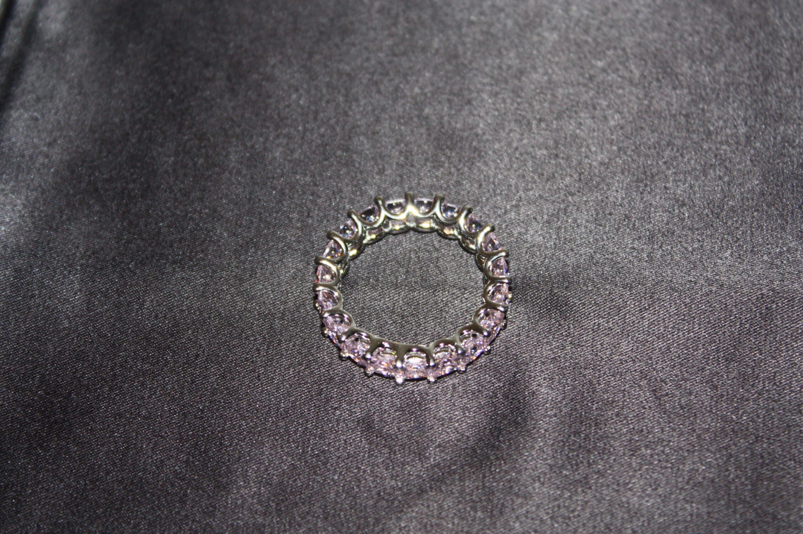 Eternity Ring Aurora – Silverring med ljusrosa stenar (5.84g) - Bild 3