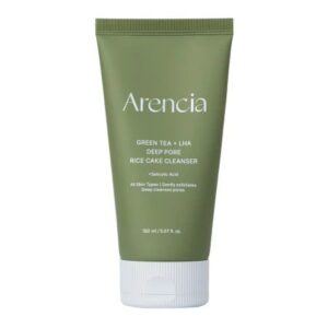 Arencia Green Tea + LHA Deep Pore Rice Cake Cleanser – Djuprengörande & Porrengörande Ansiktsrengöring