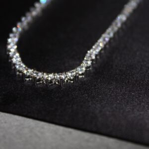 Tennis Halsband i 925 Silver med Glittrande Stenar – 15,4g | Unisex