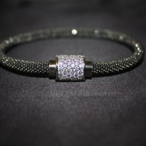 Luce Bianca - Elegant 925 Silverarmband med Klara Swarovski Zirconia – 16g