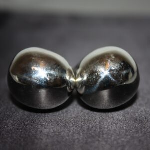 Skulpturala Silverdroppar – Statementörhängen i Sterling Silver